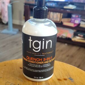 tgin Quench 3-in-1 Co-Wash Conditioner & Detangler Sulfate-Free 13 fl oz